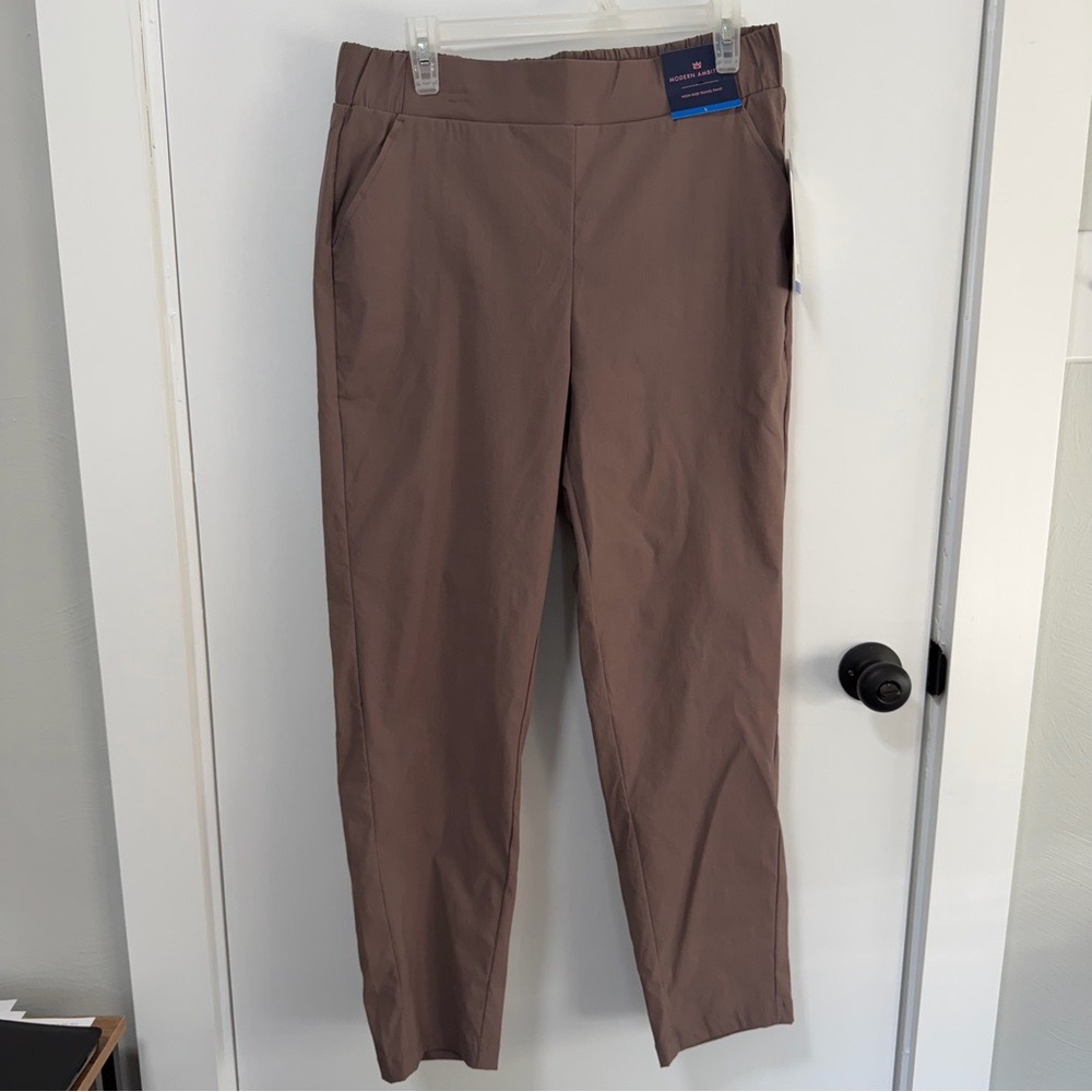 Modern Ambition High-Rise Travel Pant | Size Large | Brown/Purple | NWT